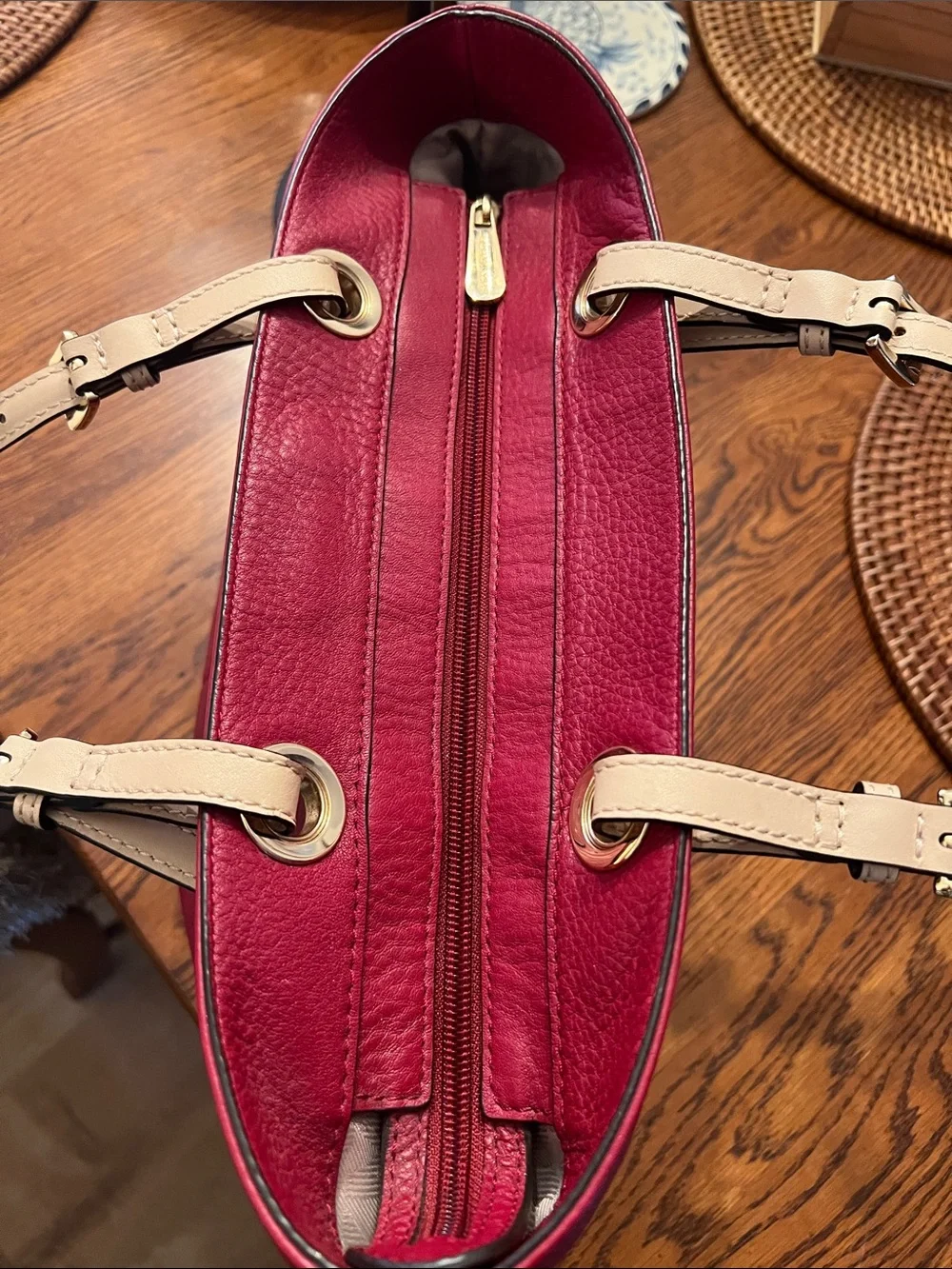 Michael Kors Zippered Top Tote Shoulder Bag EEEUC